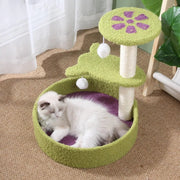 deluxe cat scratcher and climbing tree, view 3 - MRSLM