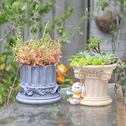 roman pillar cartoon animal planter - MRSLM