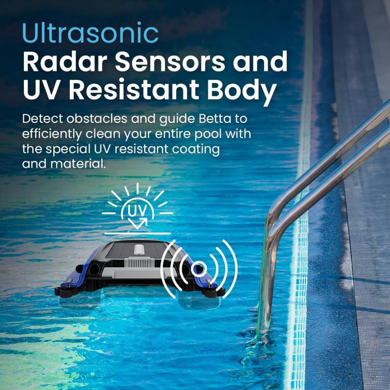 Solar-powered robotic pool skimmer, view 7 - MRSLM