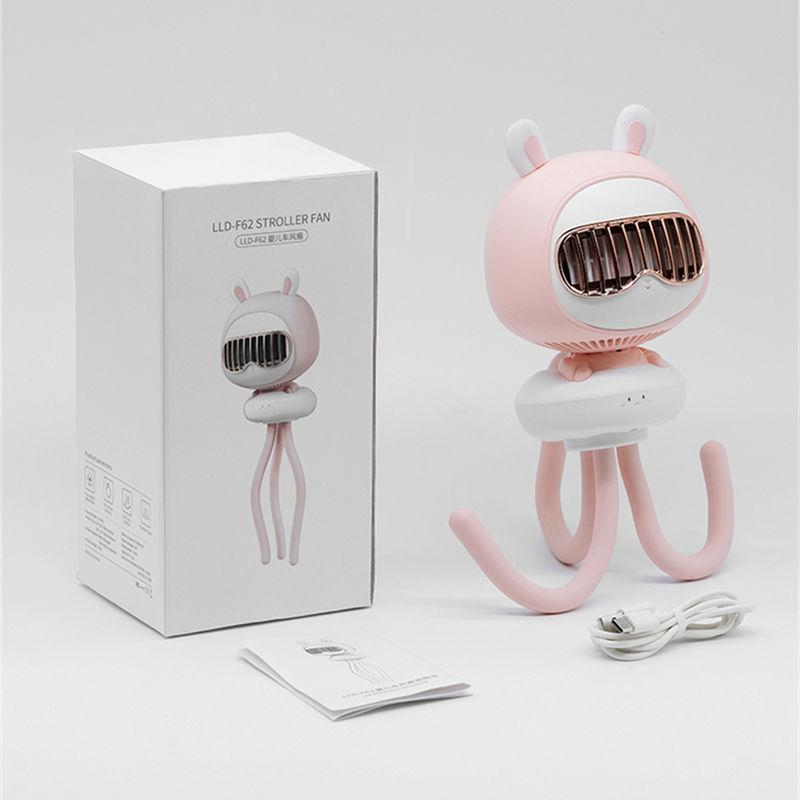 usb charging desktop folding fan - MRSLM