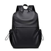 Men's PU leather business backpack, view 3 - MRSLM