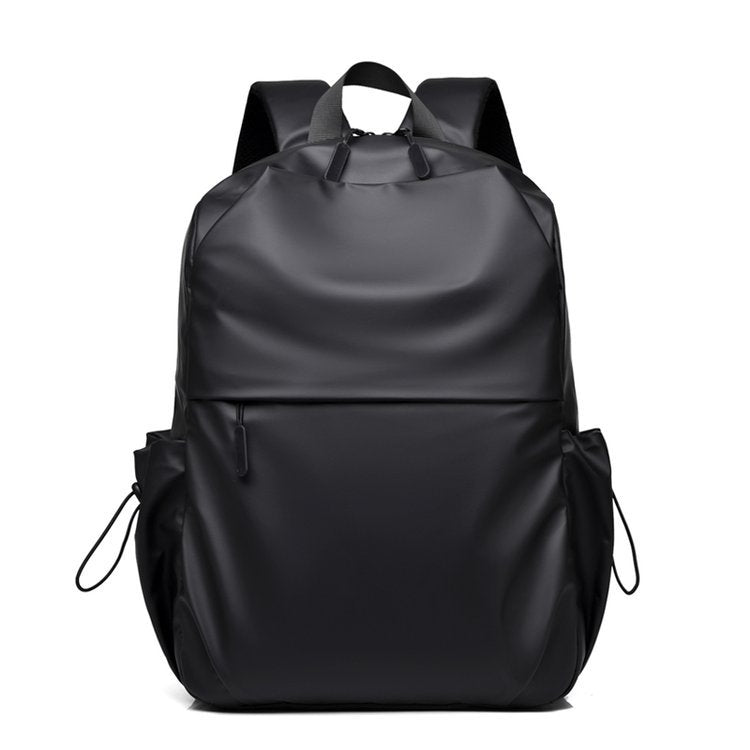 Men's PU leather business backpack, view 3 - MRSLM
