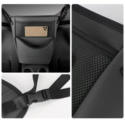 leather car seat organizer with barrier, view 8 - MRSLM