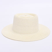 wide brim straw sun hat, view 3 - MRSLM