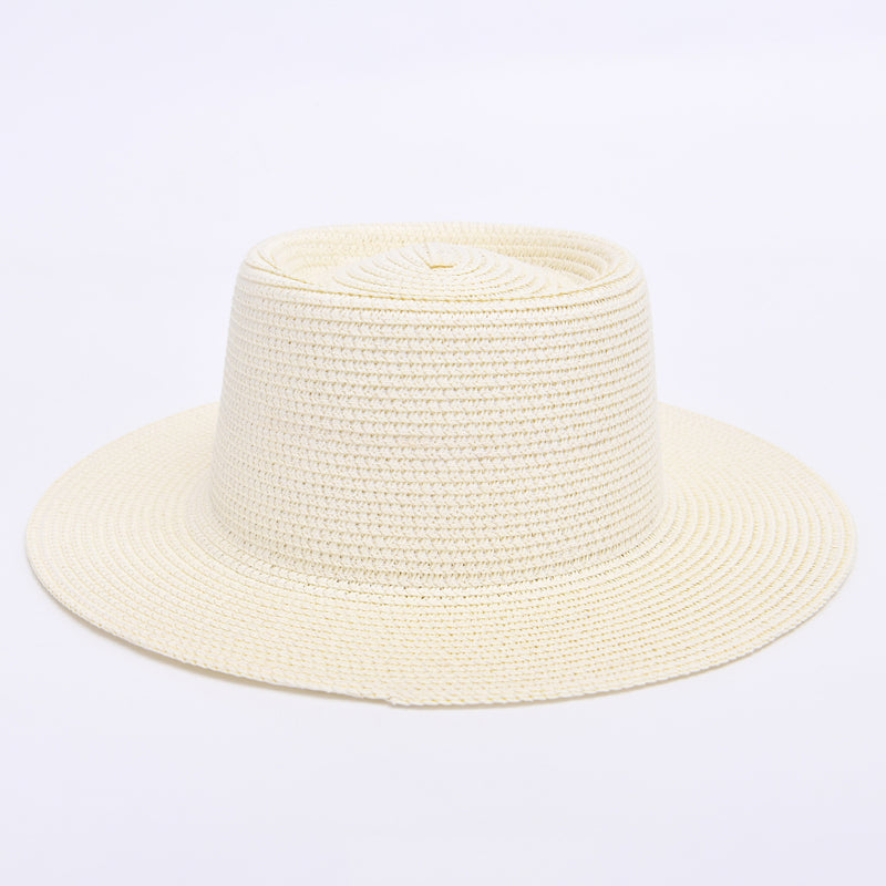 wide brim straw sun hat, view 3 - MRSLM