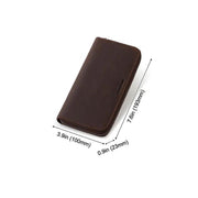genuine leather RFID blocking men's wallet, view 7 - MRSLM