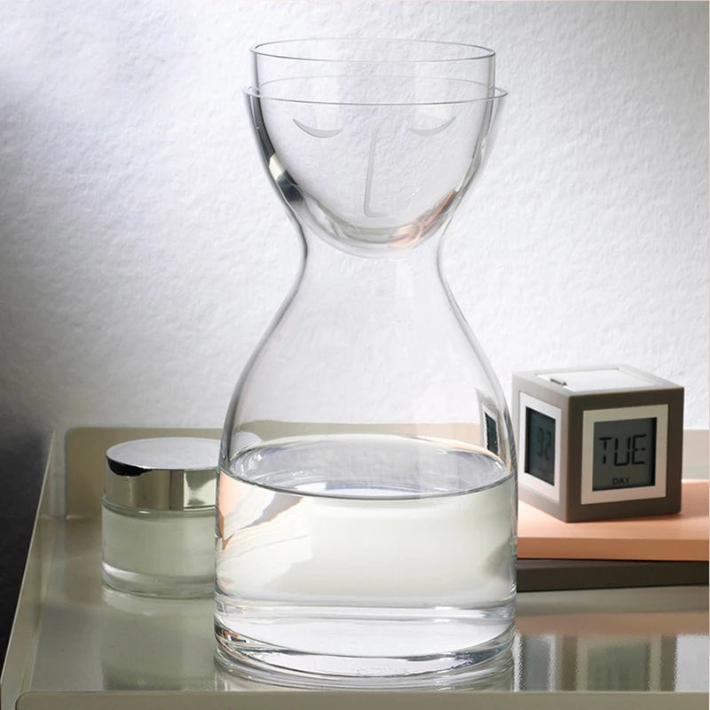 glass water bottle set, view 8 - MRSLM