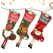 Big 3D plush Christmas stocking, view 9 - MRSLM