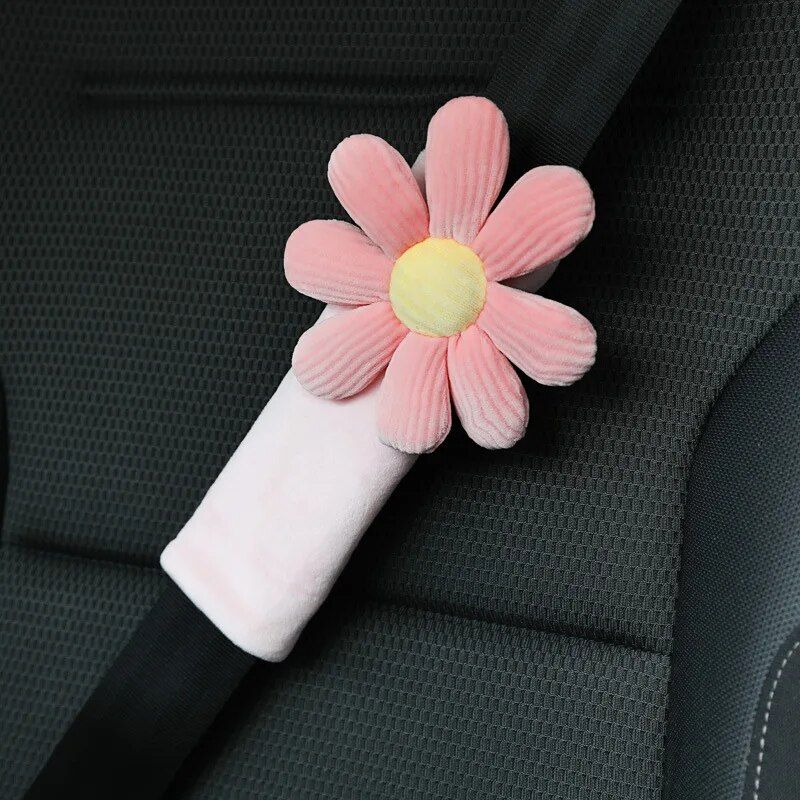 flower car neck and waist pillow set, view 5 - MRSLM