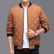 Men's quilted winter bomber jacket, view 4 - MRSLM