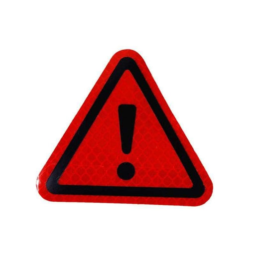 reflective safety triangle decal - MRSLM