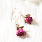 long flower earrings, view 6 - MRSLM