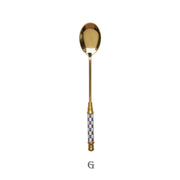stainless steel dessert spoon, view 9 - MRSLM