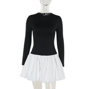 sweet long sleeve dress, view 5 - MRSLM