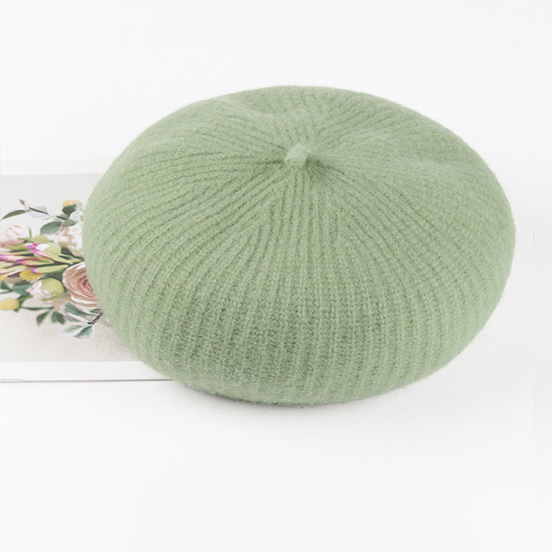 Women's 100% wool beret, view 6 - MRSLM