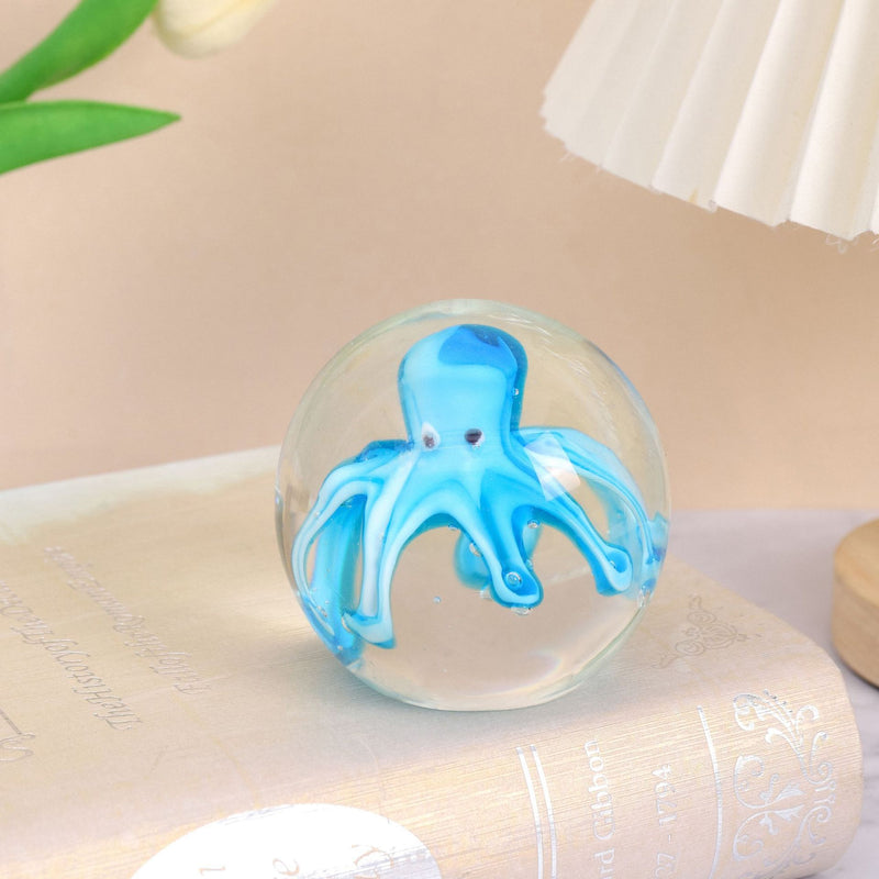 hand-blown glass ball decoration, view 3 - MRSLM