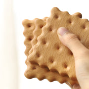 Natural wooden cookie coaster, view 6 - MRSLM