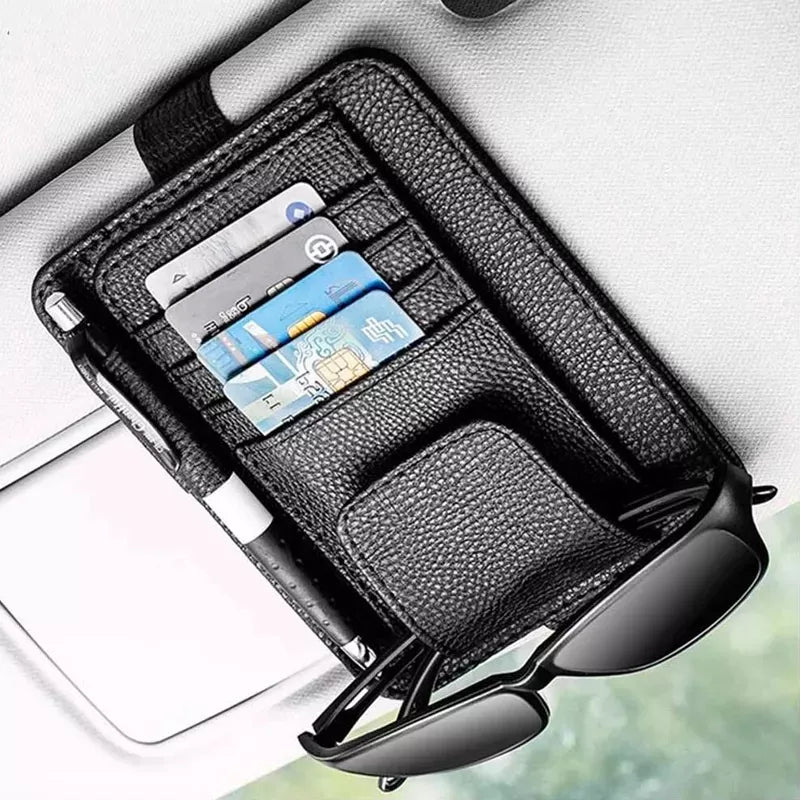 Car sun visor multi-pocket organizer - MRSLM