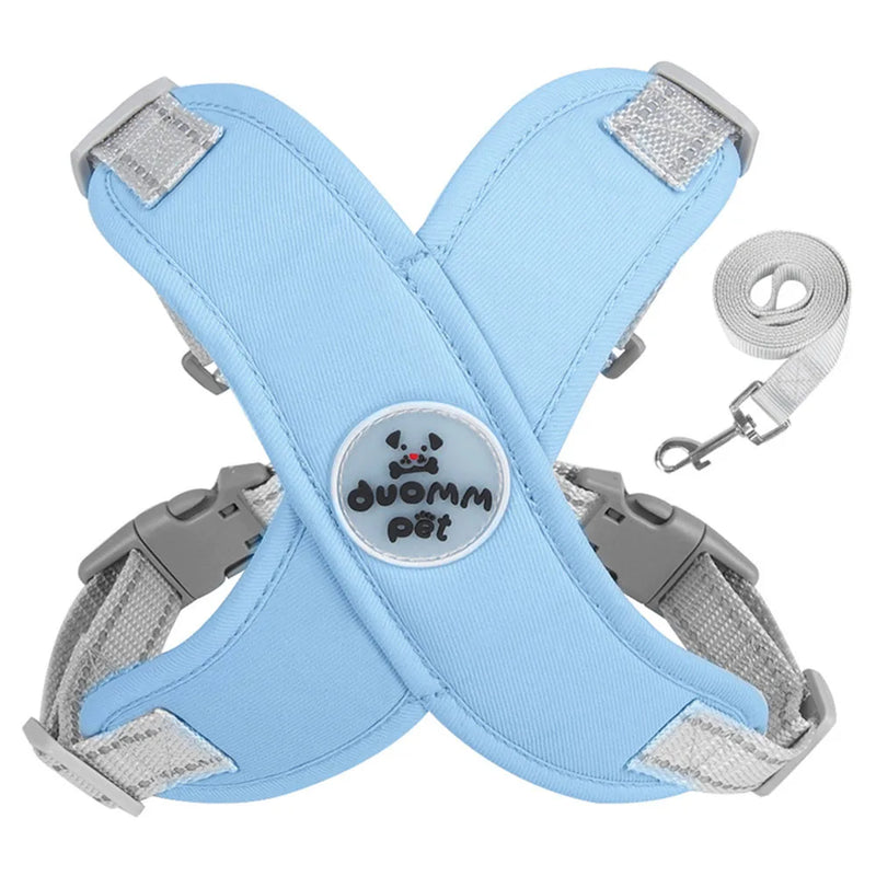 adjustable no-pull dog harness set, view 3 - MRSLM