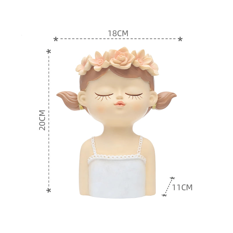 fairy girl planter for succulents, view 3 - MRSLM