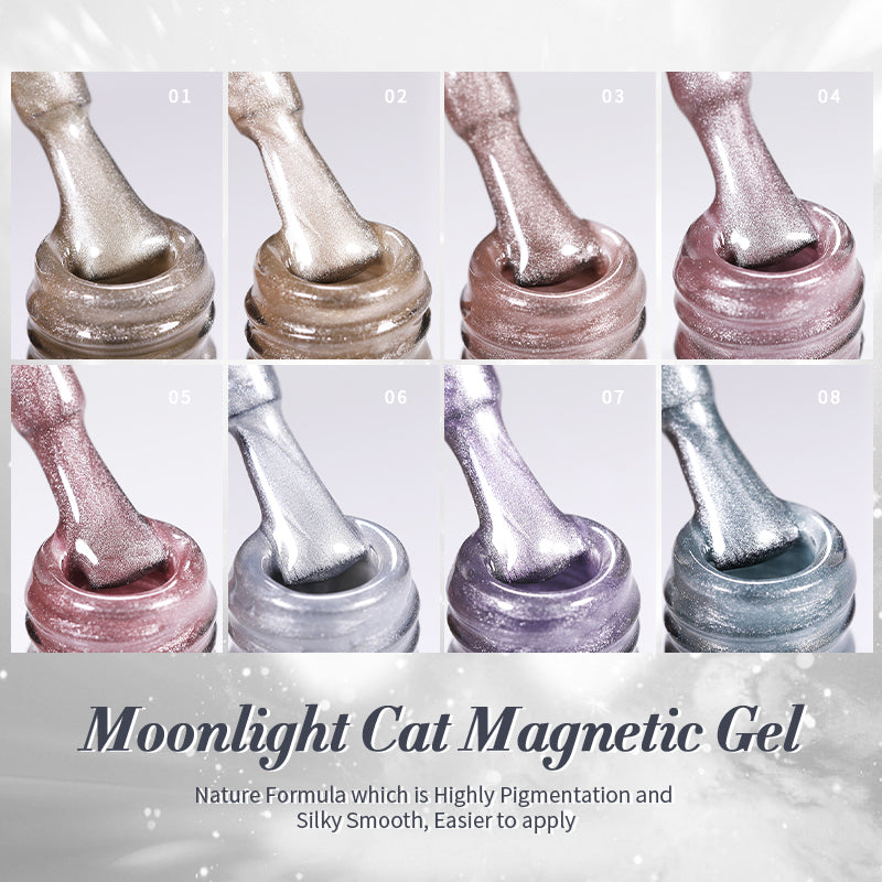 moonlight cat magnetic gel nail polish, view 13 - MRSLM
