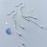 simple sterling silver earrings, view 5 - MRSLM