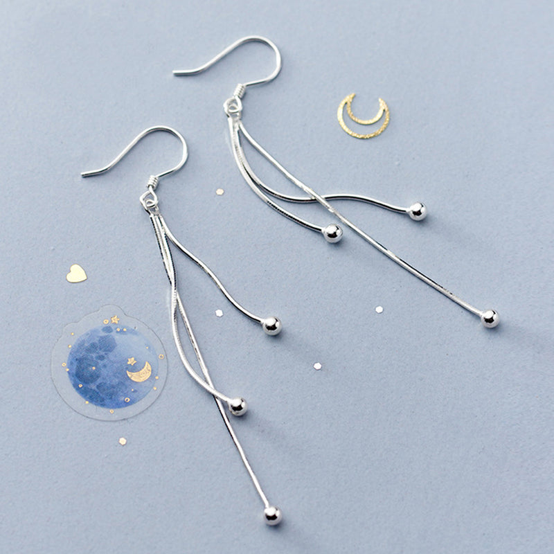 simple sterling silver earrings, view 5 - MRSLM