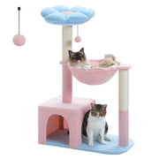 flower cat tree, view 2 - MRSLM