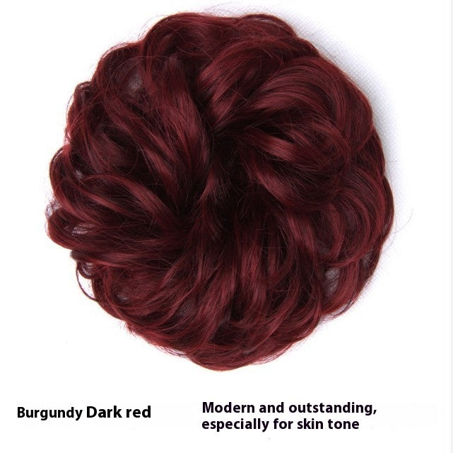 fluffy bun hair band wig, view 10 - MRSLM