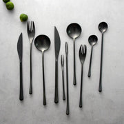 japanese retro black cutlery set - MRSLM
