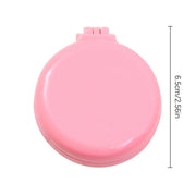 portable folding hair comb with mirror, view 14 - MRSLM