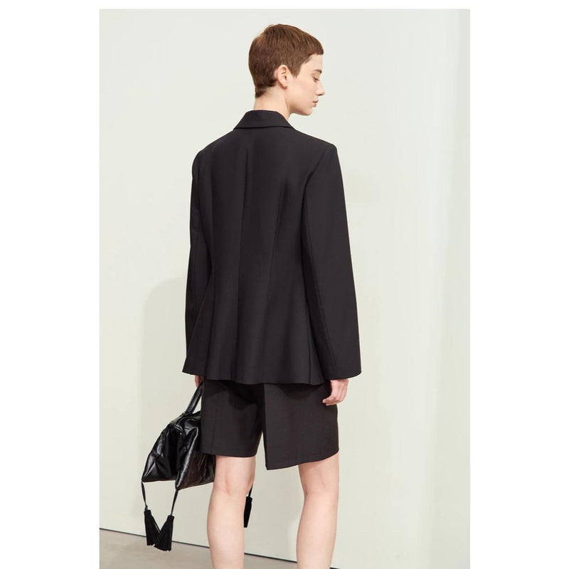 notched embroidery blazer, view 11 - MRSLM