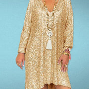 sequined long dress - MRSLM