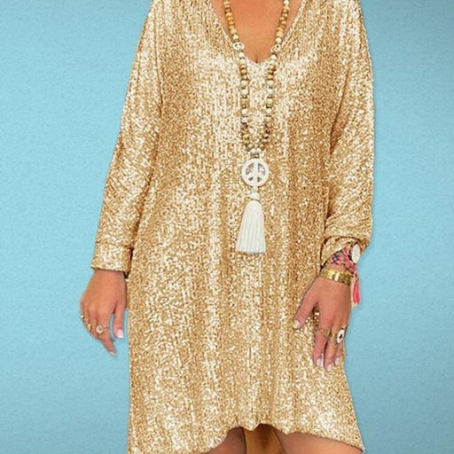 sequined long dress - MRSLM