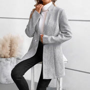 leisure vertical pattern women's zip jacket, view 3 - MRSLM