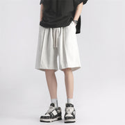 summer solid color casual cotton shorts - MRSLM