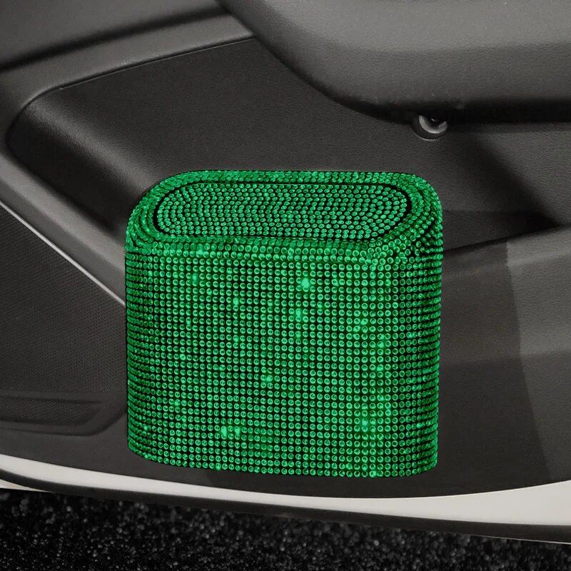 Bling car trash can with rhinestones, view 4 - MRSLM