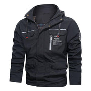 Men's hooded outdoor shell jacket, view 5 - MRSLM