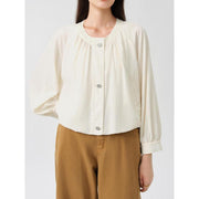 pleated commuting jacket, view 3 - MRSLM