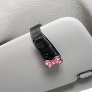 Compact car sun visor organizer with sunglasses holder, view 2 - MRSLM