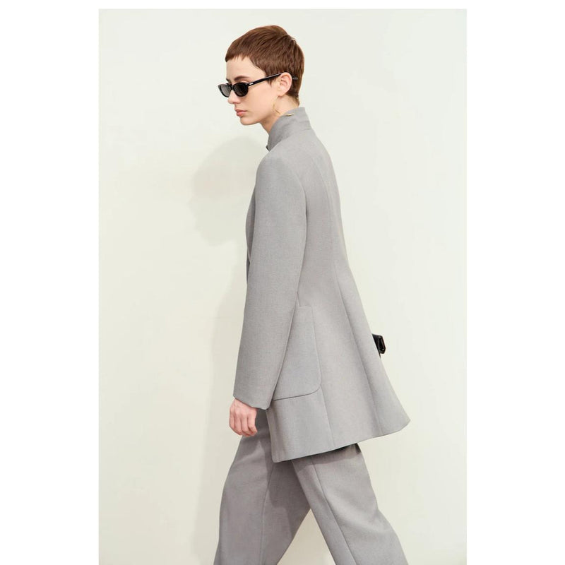 women's slim tailored coat, view 7 - MRSLM