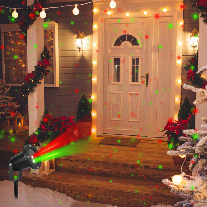 Outdoor red and green laser Christmas projector light, view 7 - MRSLM