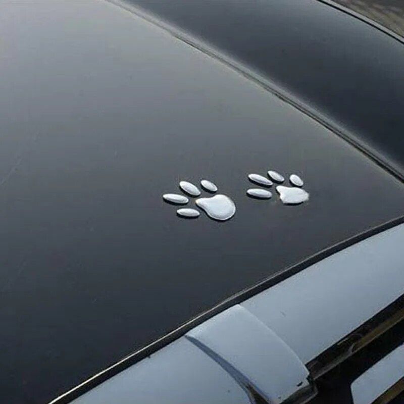 3D paw print car stickers, view 9 - MRSLM