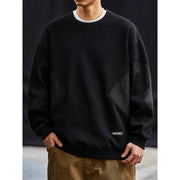 men's patchwork sweatshirt, view 8 - MRSLM