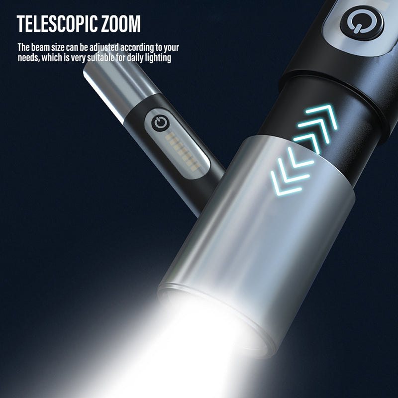 bright LED flashlight, view 4 - MRSLM