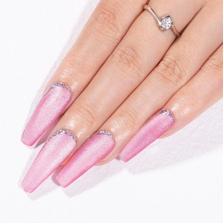 cat magnetic glitter gel nail polish, view 9 - MRSLM