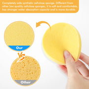 50pcs compressed facial cleansing sponges, view 7 - MRSLM