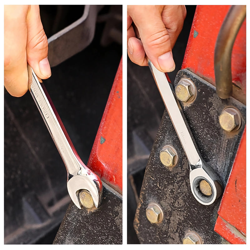 8-piece metric ratchet wrench set, view 6 - MRSLM