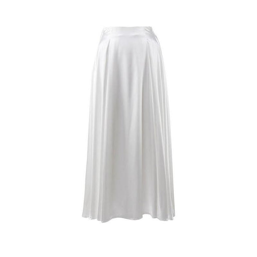 High waist satin maxi skirt, view 4 - MRSLM