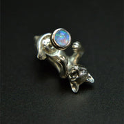 cute cat animal earrings - MRSLM